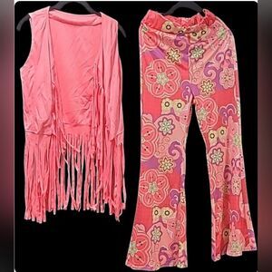 Hippie Disco Halloween Costume Women's Size Small